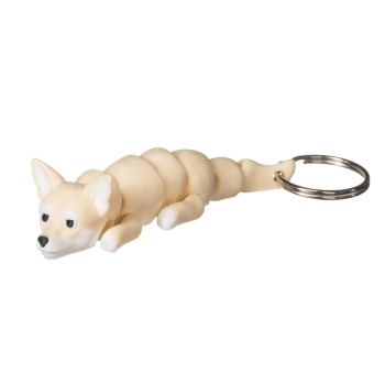 Brelok 3D Chihuahua jasna – brelok do kluczy pies chihuahua, druk 3D